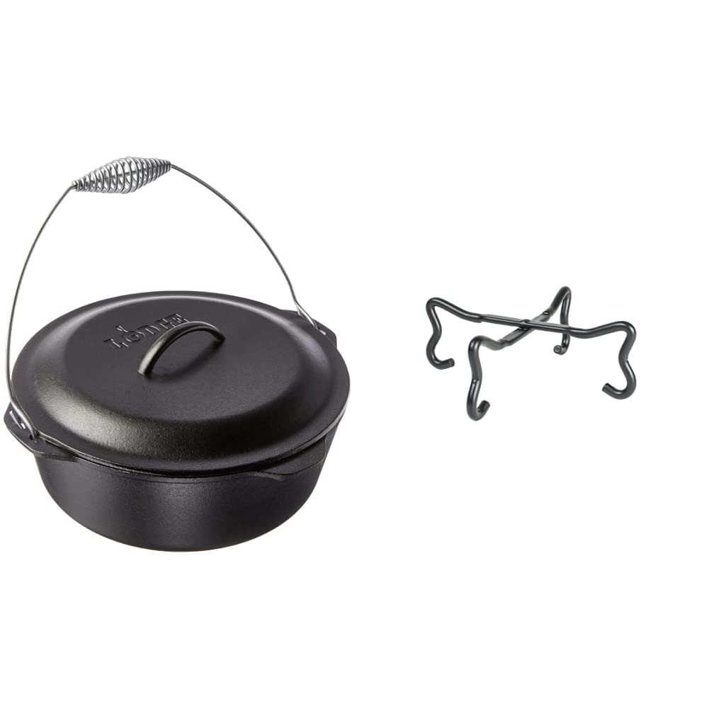 Amazon.com: Lodge 9 Quart Cast Iron Dutch Oven. Pre Seasoned Cast